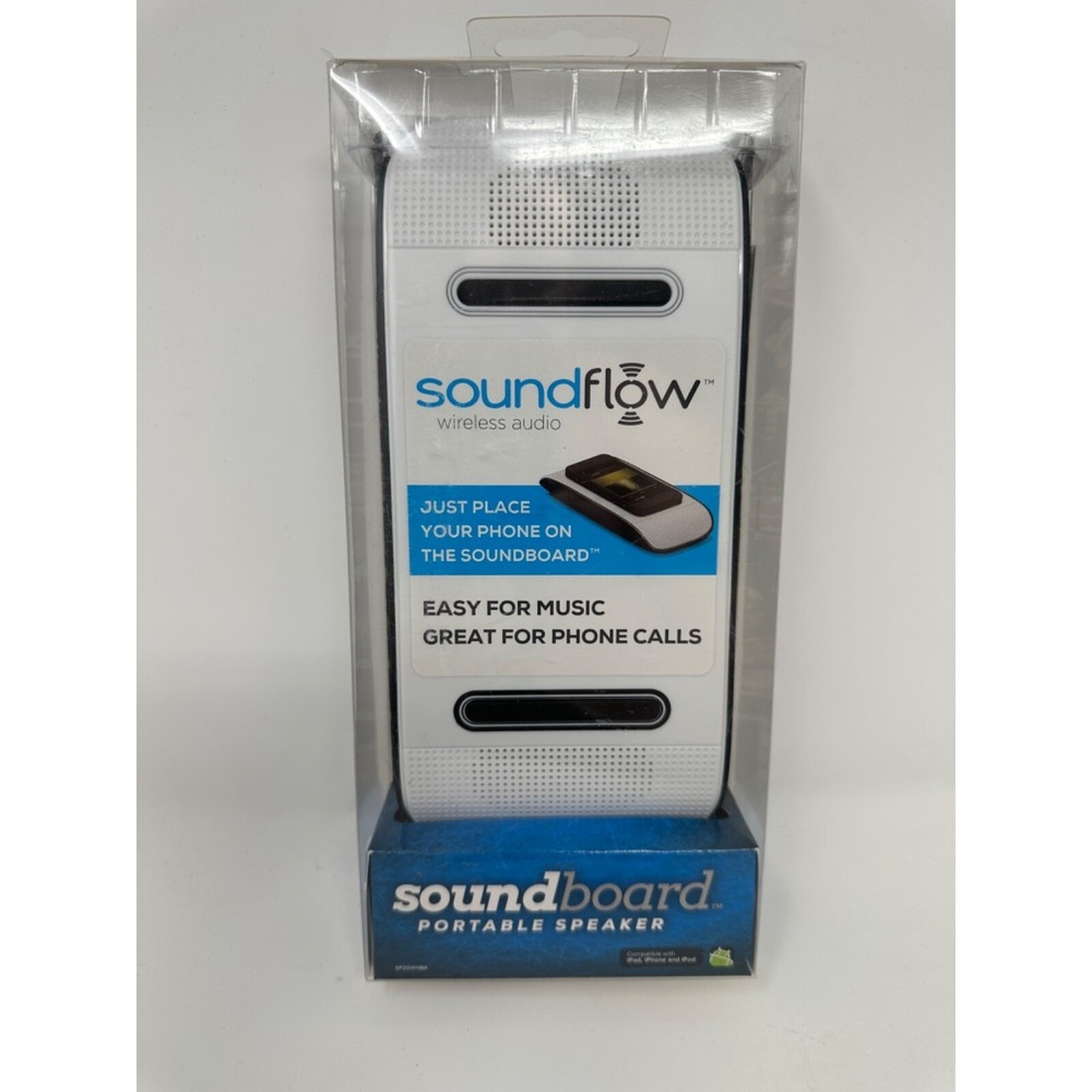 Audiovox Soundflow Wireless Audio Portable Speaker SP20WHBK NEW P4